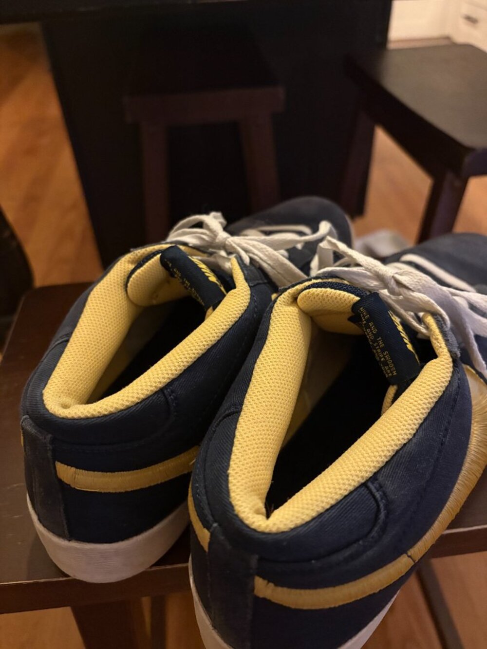 Nike SB - Blue Suede, Phat Gold Embroidered Swoosh, THESE ARE HOT!!!! - Picture 5 of 8